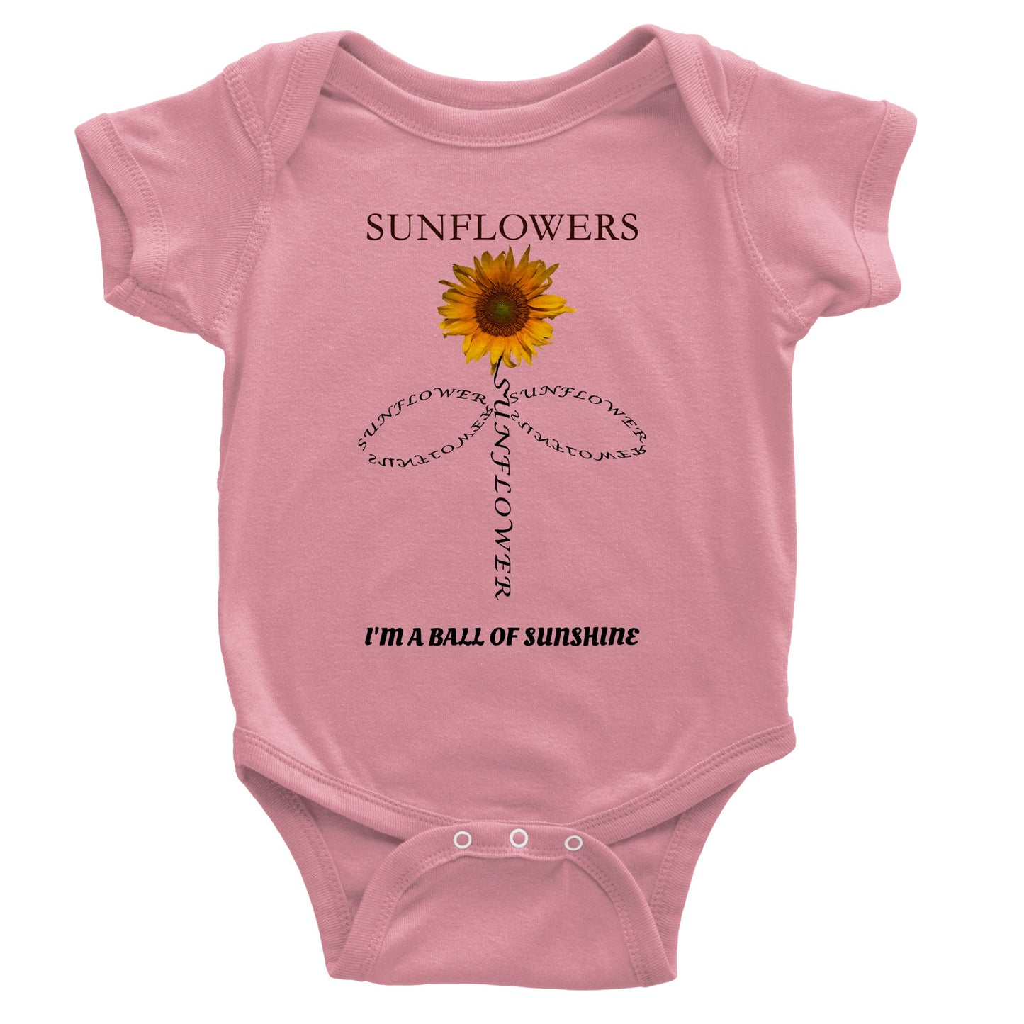 Classic Baby Short Sleeve Bodysuit FUNNY