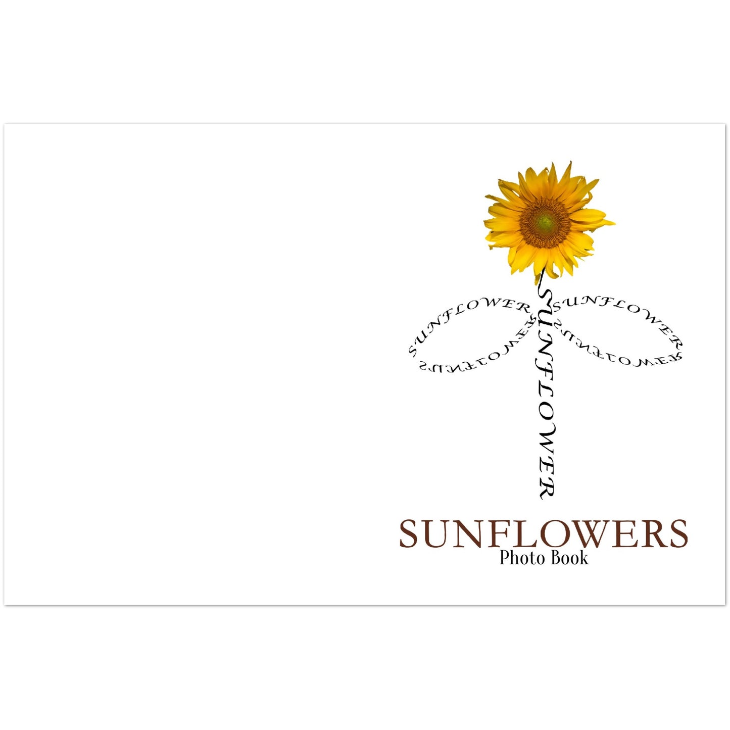 SUNFLOWERS Softcover Photo Book