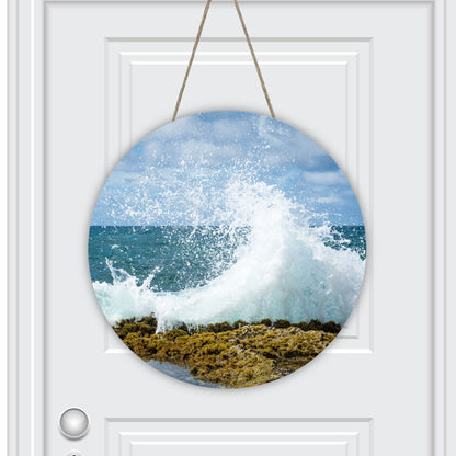 Round House Number Door Hanger
