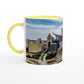 White 11oz Ceramic Mug with Color Inside