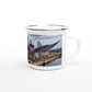 White 12oz Enamel Mug